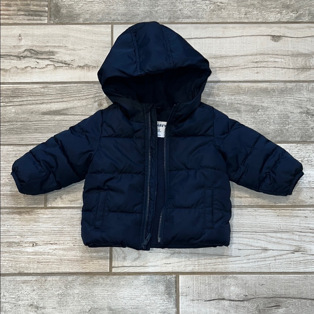 Old Navy Navy Blue Puffer Jacket